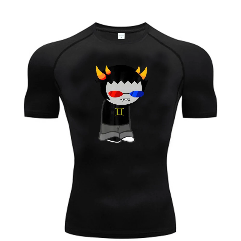Homestuck top tees Gym Fitness Athletic dollette 2000s japan vintage meme baddie party streetwear