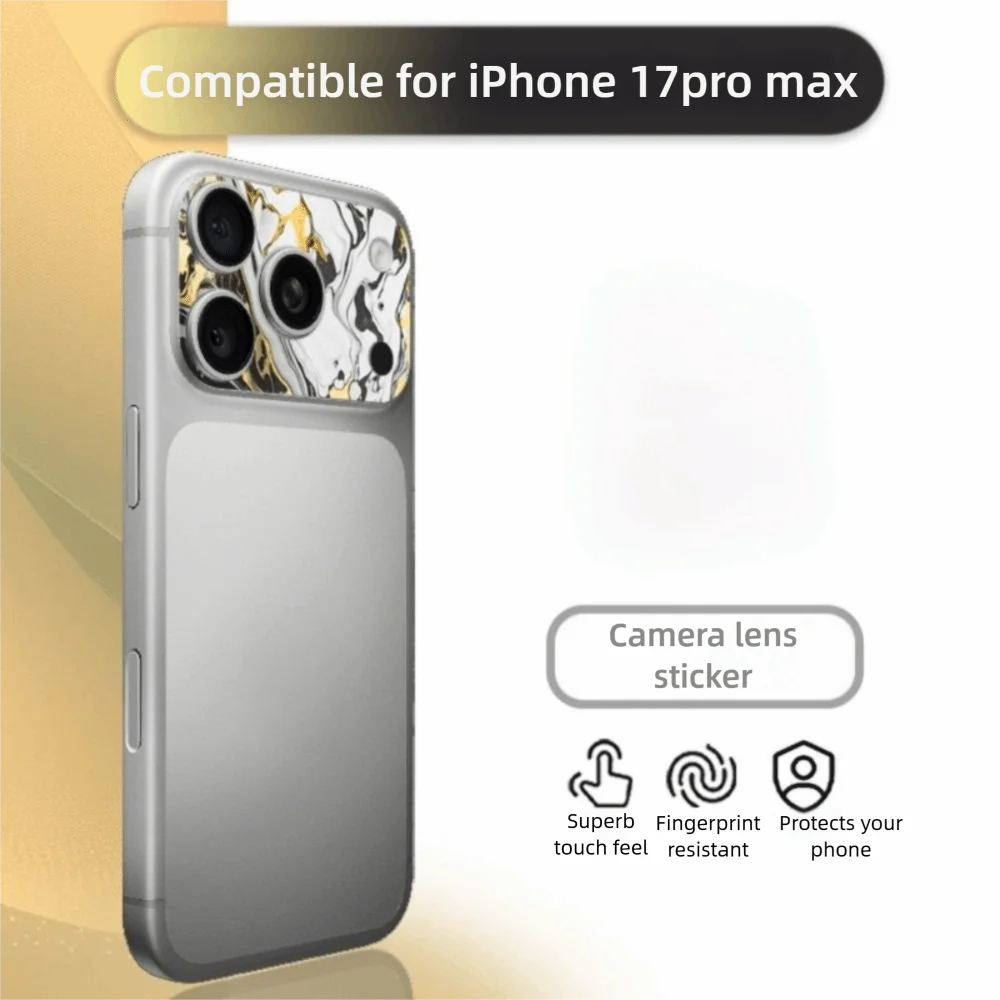 4PCS Full Cover Lens Protector Anti Scratch Matte Frosted Back Camera Lens Color Skin Sticker for iPhone 17 Pro Max 17Pro