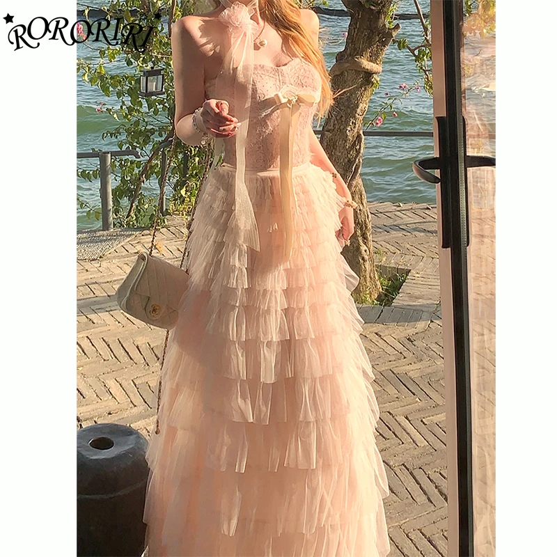 

RORORIRI Корсет с бантом в горошек и костями, женский кружевной топ, тонкий жилет без рукавов со шнуровкой и открытой спиной, кокетка, летняя одежда