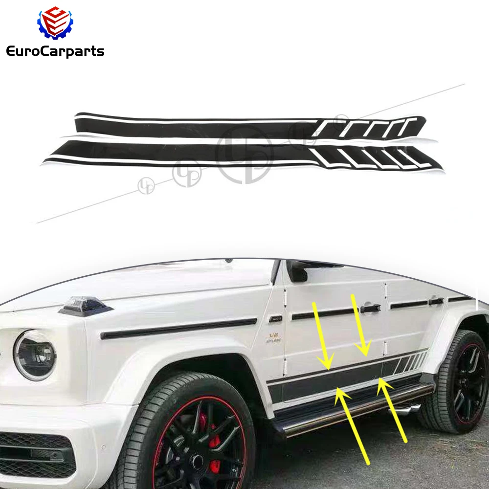 

Both Side Body Stickers ABS Material for 2019+ G Class W464 G500 G63 G550 G350 Exterior Trim Stickers Car Body Stickers