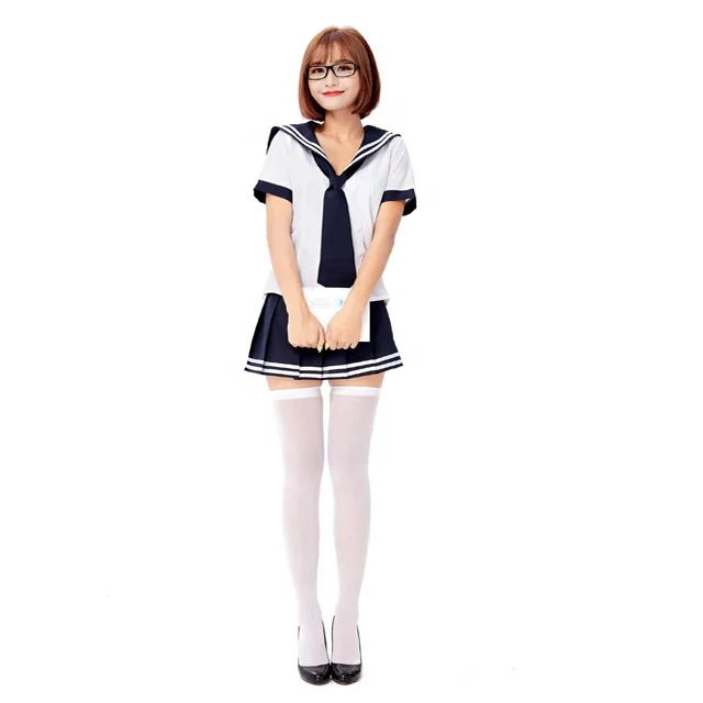 Ladies Nerdy Flirty Naughty School Girl Costumes Sexy Adults St Trinians Fancy Dress Costume