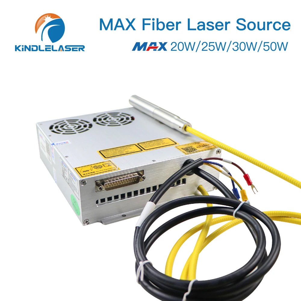KINDLELASER Fibra Laser MAX QCS Pulse 20/50W Macchina da taglio laser Sorgente laser