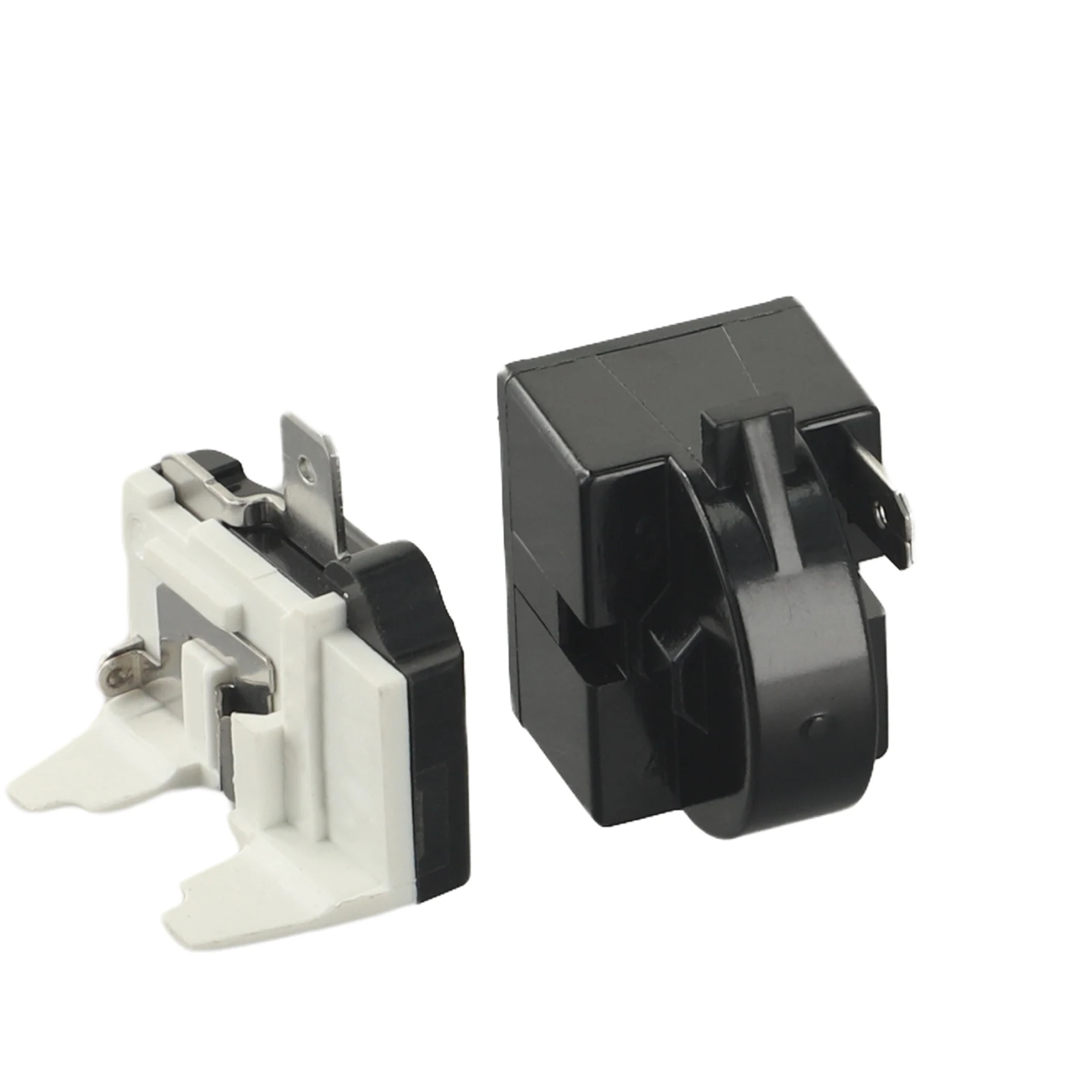 1 Set Refrigerator PTC Starter Relay Replacement Compressor Overload Protector For Mini Fridges Coolers Easy To Install