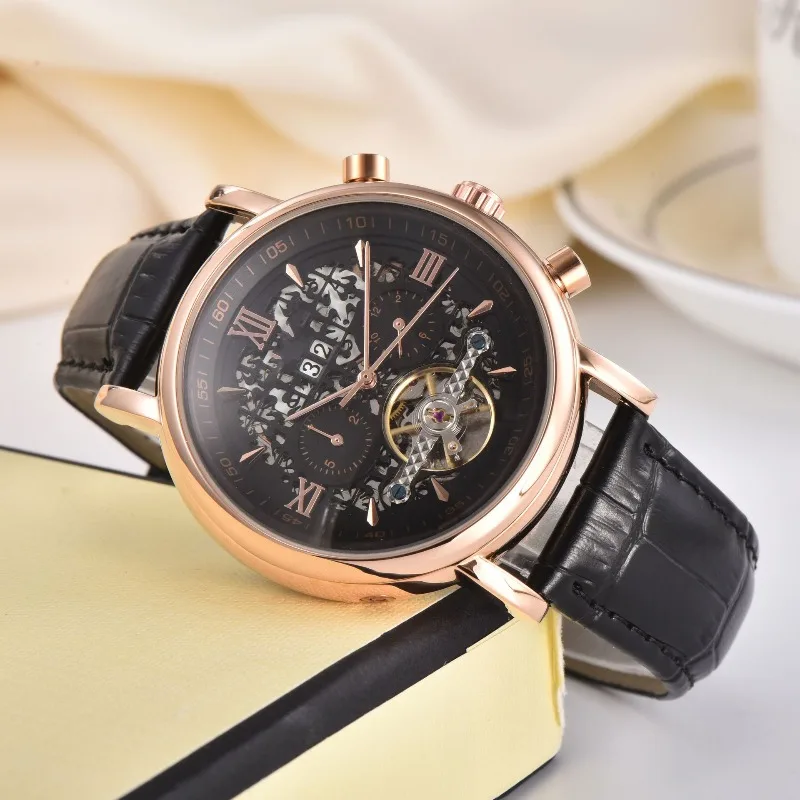 ​2025 Men's Automatic Mechanical Watch Stainless Steel Band Sapphire Crystal Waterproof Business Casual Luminous Self-Winding