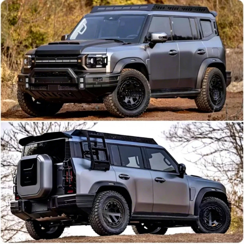 High Quality Mars Explorer Body Kit Bolt‑On Front Rear Bumper Fit for T2 4x4 Off‑Road New Factory Wholesale