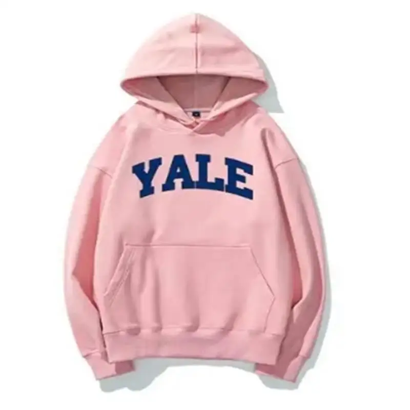 Yale University letter Printed Hoodie Unisex Cool Casual Long Sleeve Sweatshirt Pullover Adult Sportswear Classic Simple Trendy