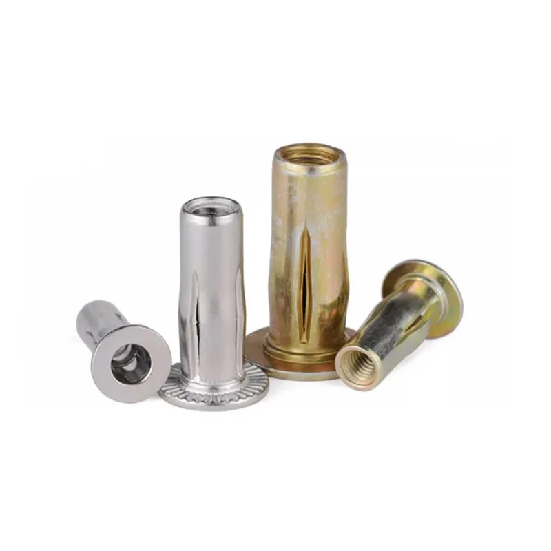 

High Pull Out Strength Lantern Rivet Nut for Thin Sheet Metal Applications in Automotive and Steel Parts M5 M6 M8