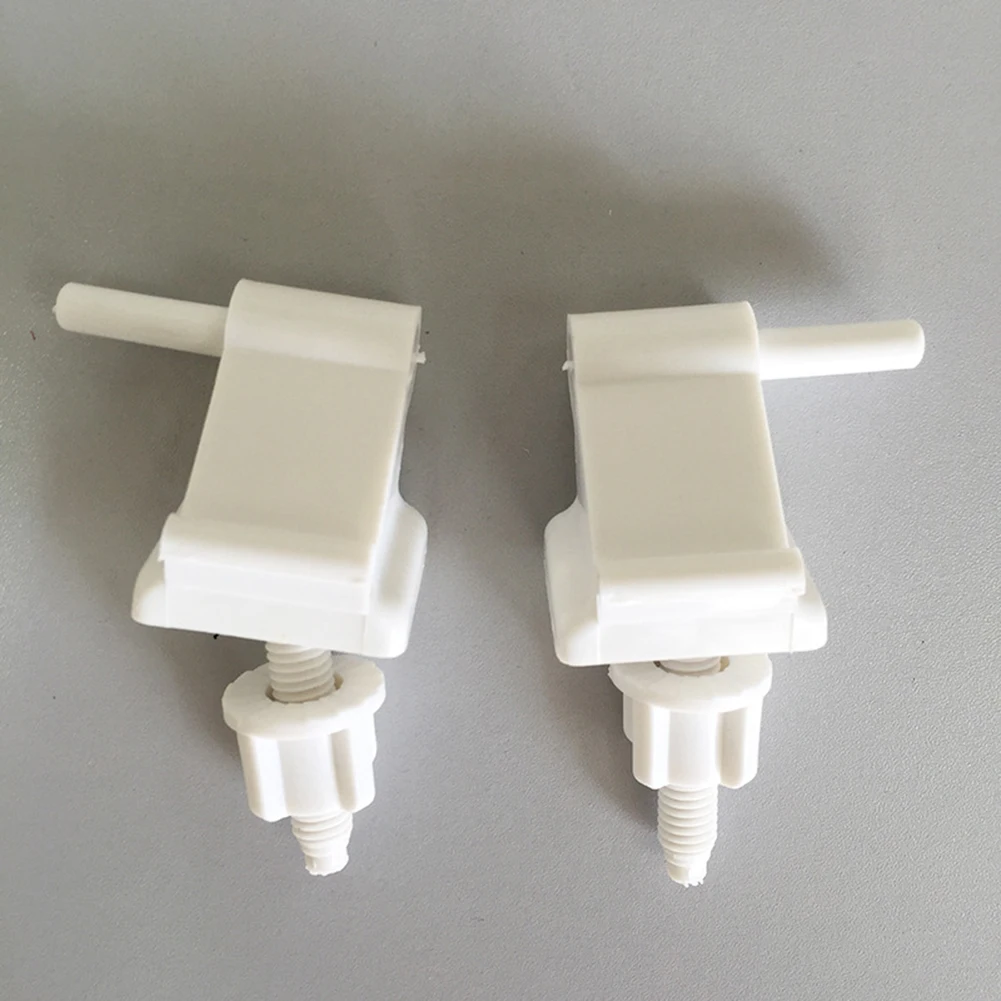 Toilet Seats Hinge Bolts Set Plastic White Toilet S-Eat Hinge Replacement Kit Toilet Seats Fastener Bathroom Accessories