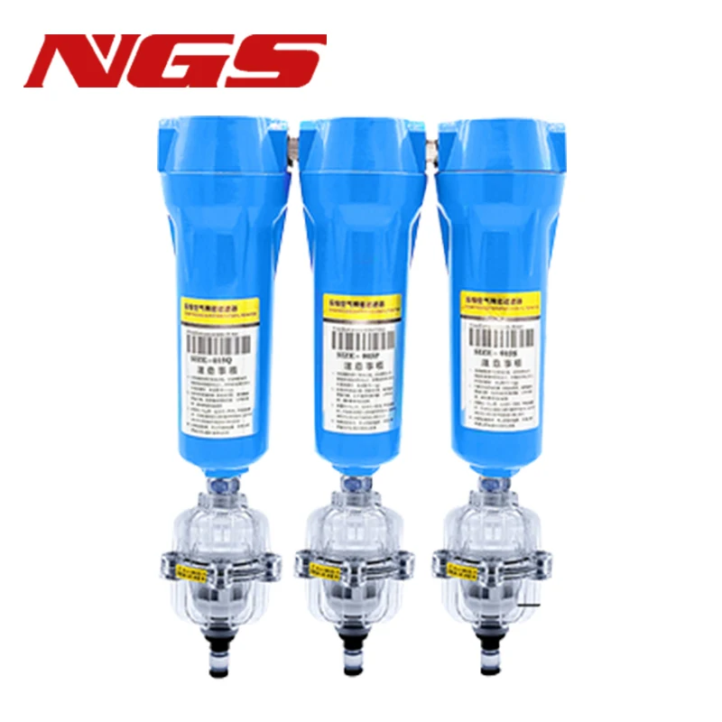 Imagem -05 - Conjunto de Filtro Separador de Água e Óleo q p s c 015 024 032 060 Acessórios para Compressor de ar Secador de Filtro de Precisão de ar Comprimido