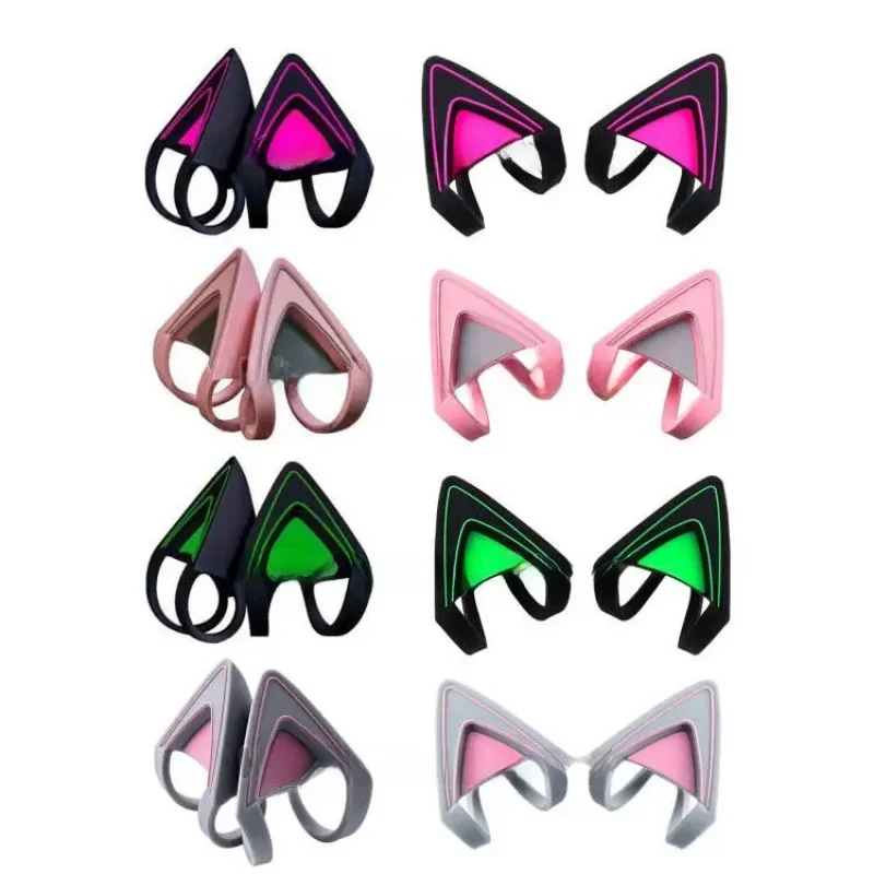 1 par de orejas de gato para auriculares RAZER Kraken V2 Special Edition/Kraken 2019 / Kraken TE / 7.1 V2