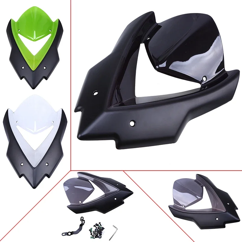 

Bicicleta Motorcycle Windshield Windscherm Scooter Windscreen Bike Wind Deflectors Double Bubble for Kawasaki Z1000 2015 2016