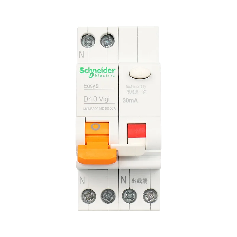 

Schneider Electric MGNEA9C45D10/16/20/25/32/40 30mAD Type Small Leakage Circuit Breaker