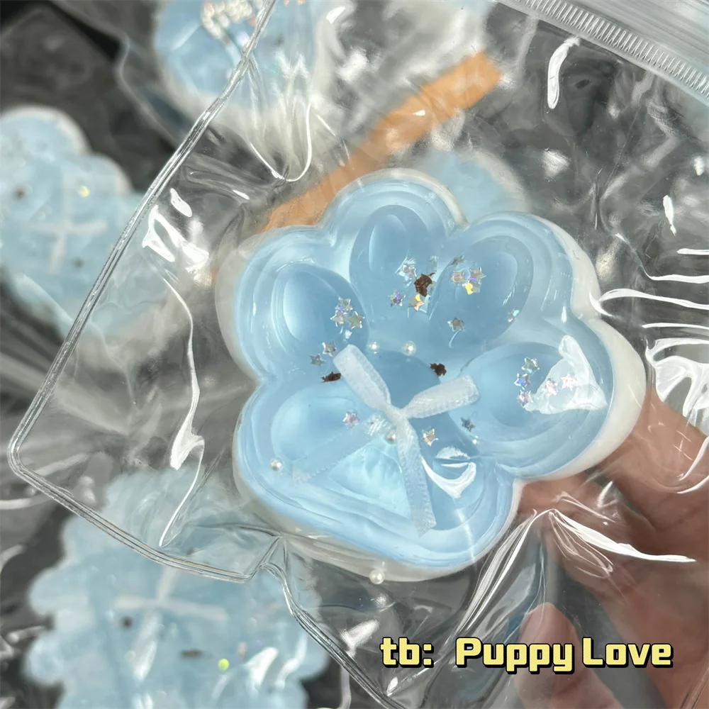 Squishy Kat Poot Speelgoed Anti-Stress Squeeze Fidget Jelly Voel Zacht Taba voor Kinderen Volwassenen Angst Relief Zintuiglijke Focus Kat Relief Speelgoed