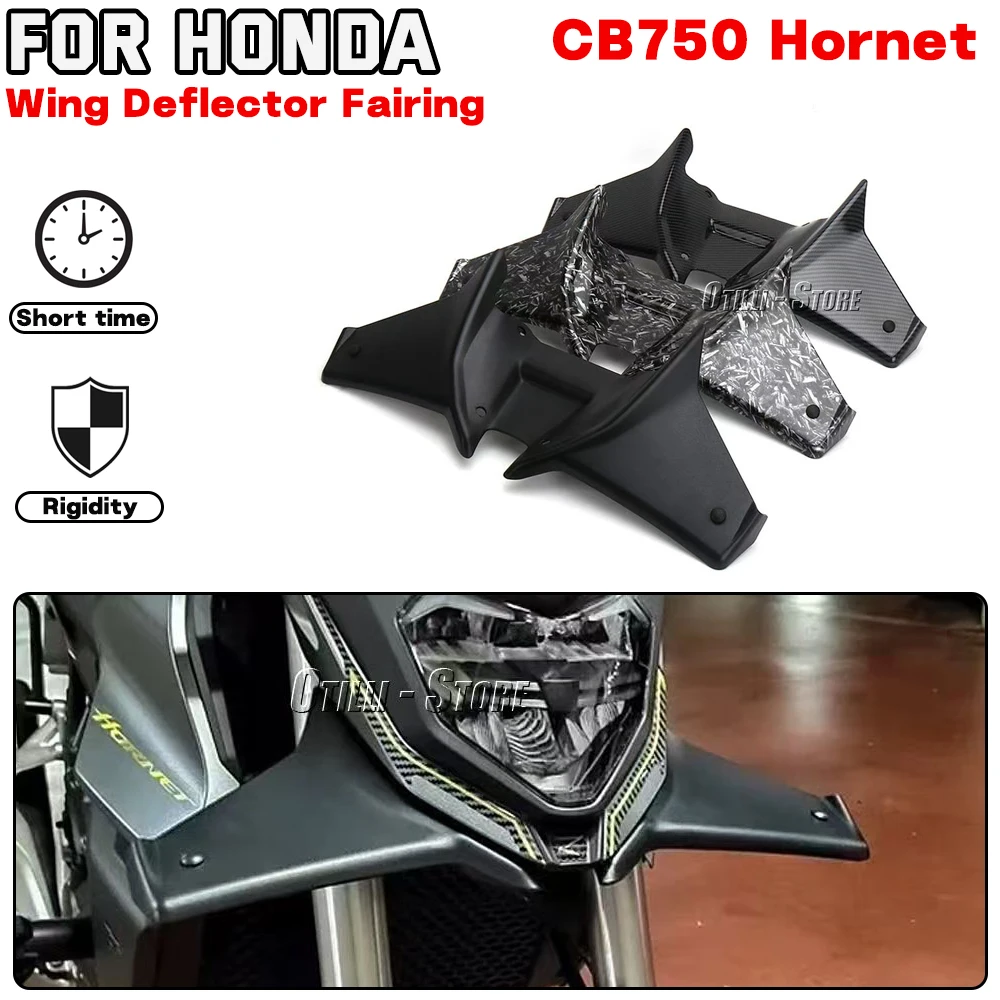 

For HONDA CB750 Hornet 2023 2024 Motorcycle accessories Aerodynamic Wing Deflector Downforce Spoilers Fairing Shroud