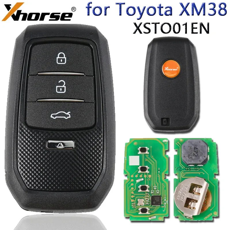 Xhorse Vvdi Key Tool XSTO01EN Universal VVDI XM38 Car Smart Key Fob for Toyota 4D 4A 8A Chip Support 312 314 315 434 Generate