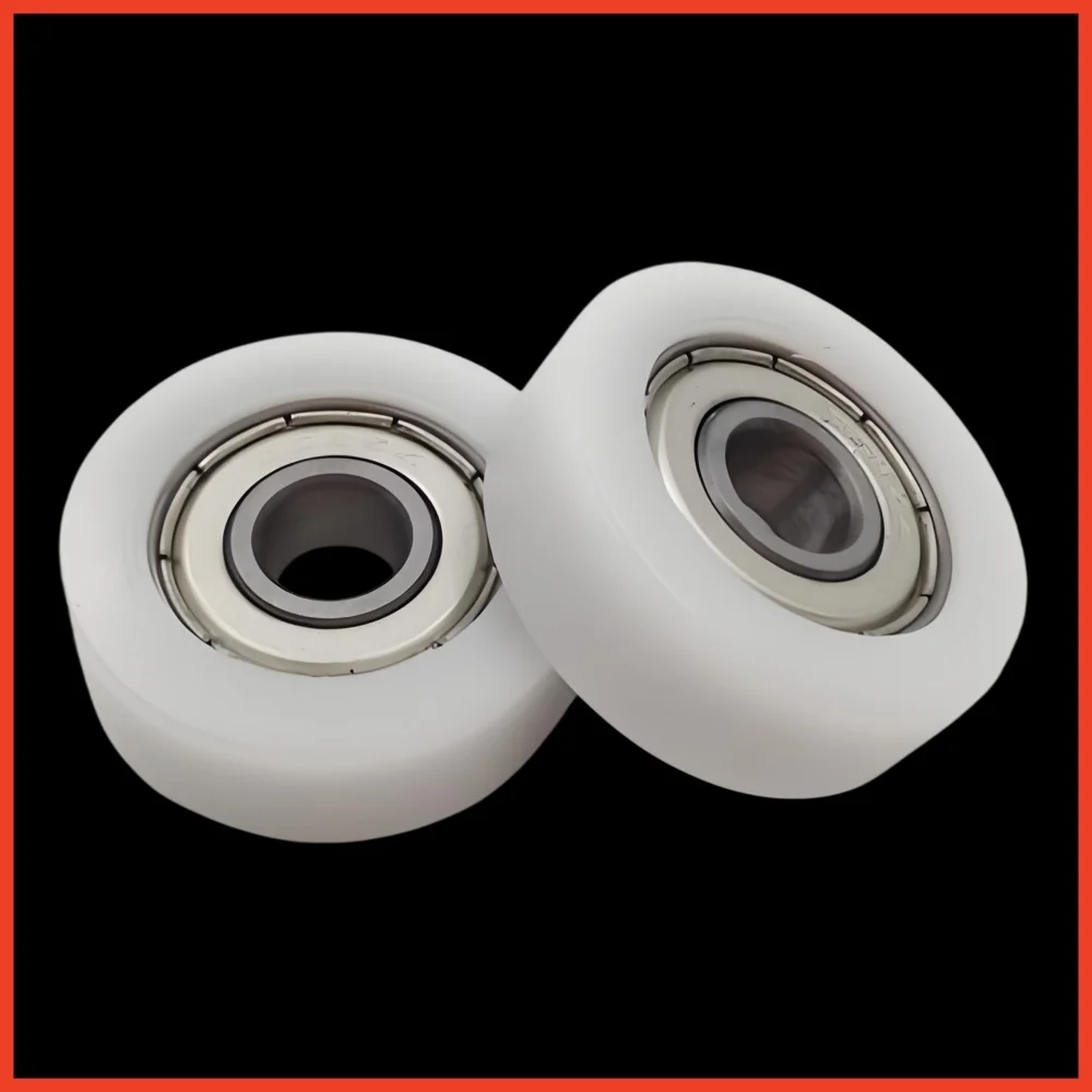 Inner Diameter 6-8 Series POM High-Speed Hard Plastic Coated Bearings, Pulleys, Guide Wheels, Wear-Resistant and Low-Noise