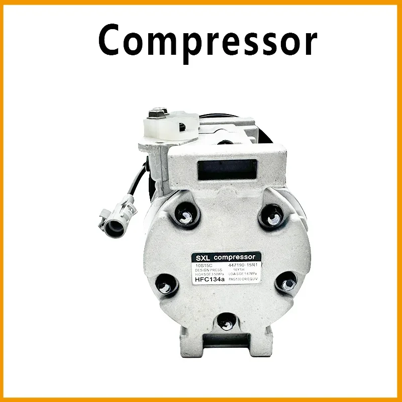 

High Efficiency AC Compressor for Hitachi ZAX200-ZAX360 Excavators, Direct Replacement Cooling Part