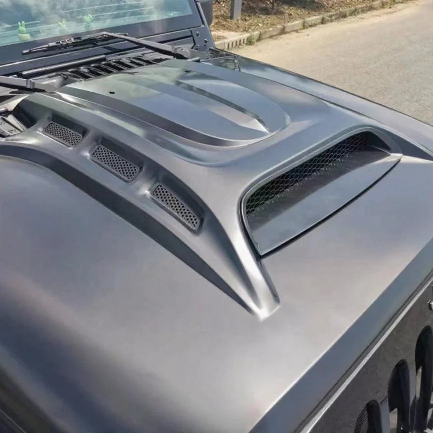 عالية الجودة OEM 4x4 اكسسوارات غطاء محرك السيارة بونيه 2018 + جيب رانجلر JL المصارع JT الصلب LLOYDBERG الترباس على 1 سنة #6