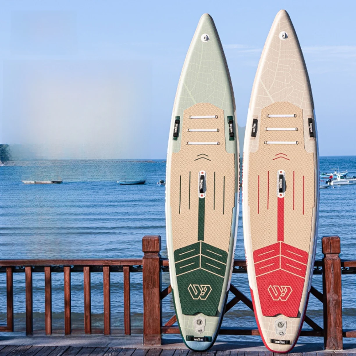 

WBROBE New Cruising Iatable Paddle Surfboard Double Layer Thiened Adult Stand up Riding Board Outdoor Cam Travel Gear
