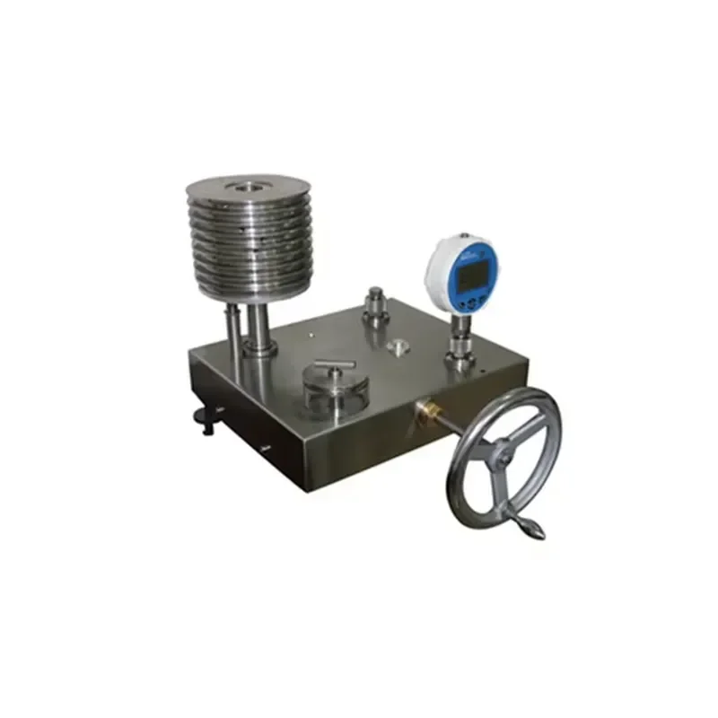Shelok Selling Force Economic Digital Hydraulic Pressure Tester Gauge Piston High Precision Dead Weight Tester