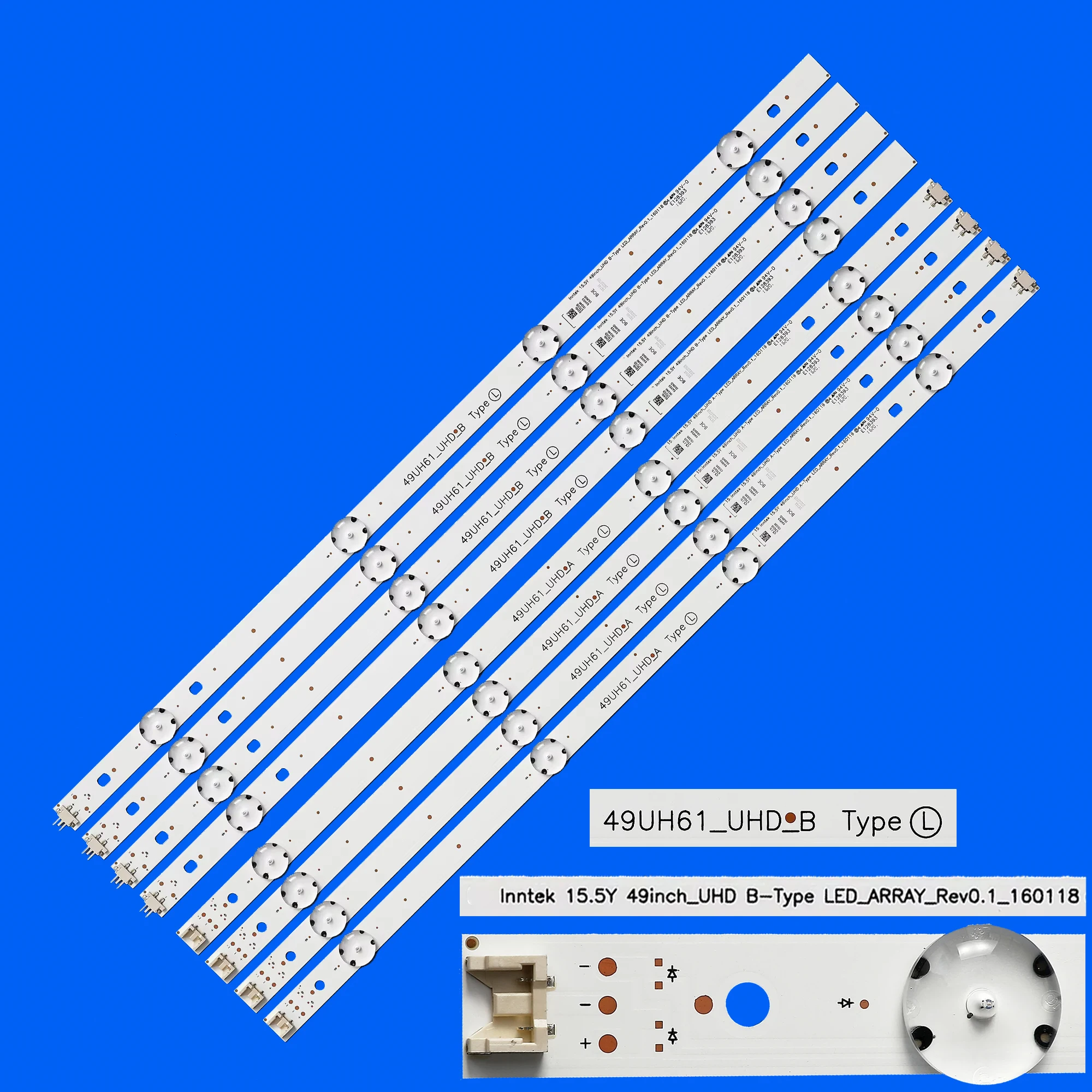 

LED Backlight Strip For 49LH510V 49LH570V 49LJ510M 49LH570A 49UM6950 49LH51_FHD_A/B SSC_49inch_FHD_A B 49LH5100 49LH5700