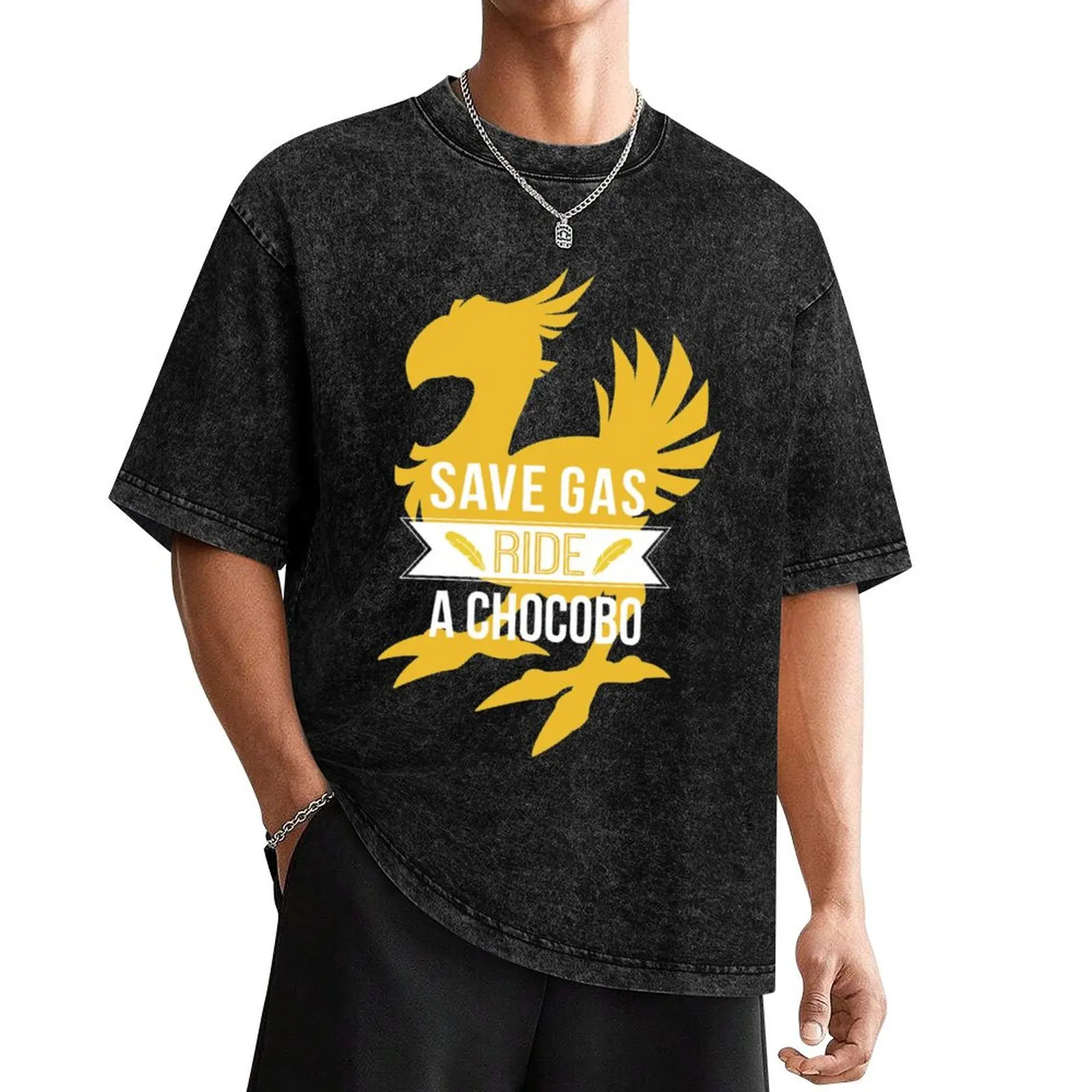 Save Gas Ride A Chocobo Camiseta Hombre camiseta Louboutins sudaderas, hombres