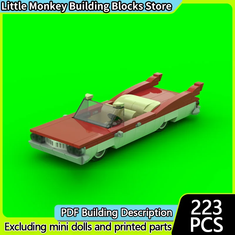 

Конструктор MOC: Модель гоночного автомобиля Fury, высококлассный спортивный автомобиль, модульная технология, детские праздничные подарки, набор для сборки игрушек