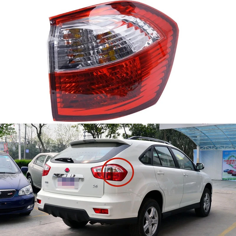 

For BYD S6 2011 12 13 2014 Car Accessories Rear Outer Taillight Assembly Reverse lights Stop Lights Turn signal Lamp Rear lamp