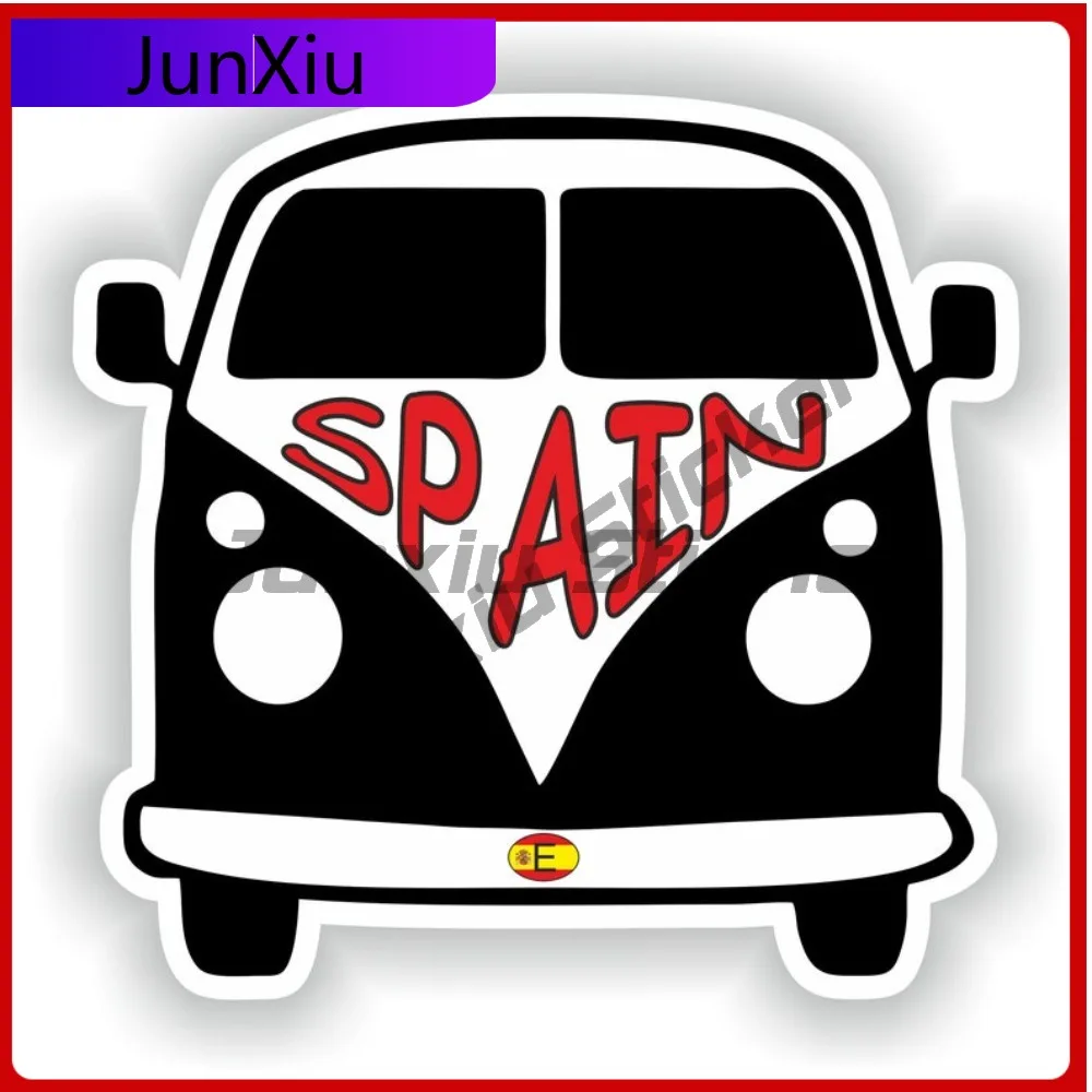 

Van Spain Sticker Cool Bumper Anti Scratch Decal Fade Resistant Motorcycle Bumper Boat Cool Fade Resistant Cool Cute Funny