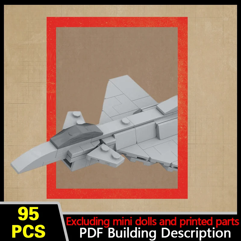J-10 Multirole Fighter Jet Model MOC Building Bricks War Equipment Modular Technology Gifts Holiday Assemble Children Toys Suit