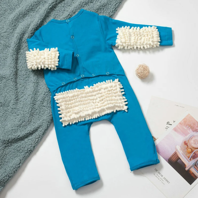 الرضع طفل صبي فتاة السروال القصير الربيع الوليد بذلة ممسحة الفتيان الفتيات طويلة الأكمام الطفل الزحف رسالة طفل الفتيات الملابس السروال القصير