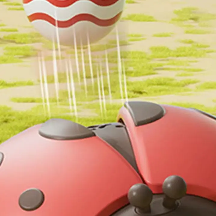 Lustiger Marienkäfer-Schwimmball, süßer Krabbenwal, schwimmender Ball, elektrisches Spielzeug, frühe Bildung, Fokus-Trainingsspiel, Spielzeug für Jungen und Mädchen