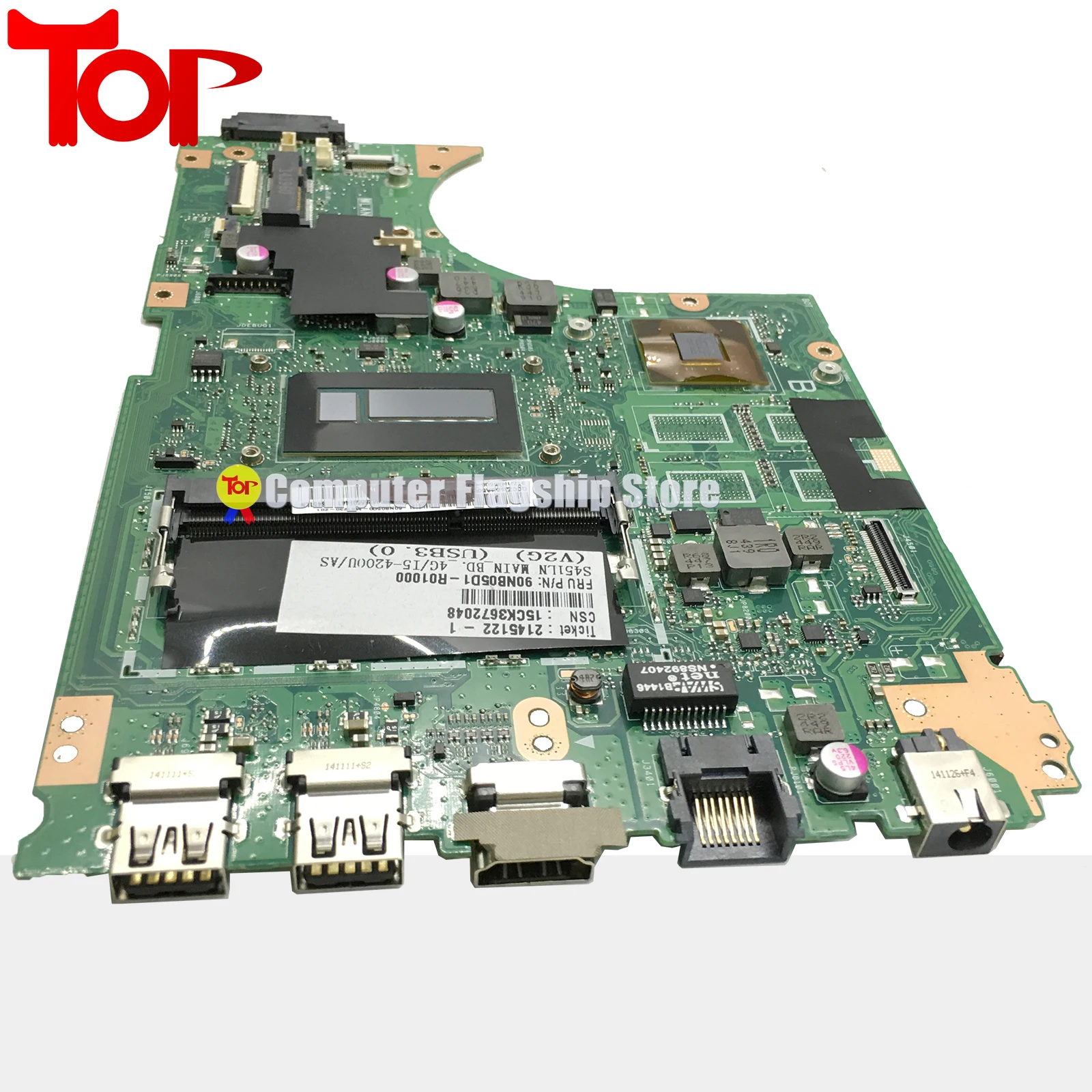 Imagem -05 - Kefu-placa-mãe do Portátil para Asus S451ln S451lb S451la Cpu i3 i5 i7 4th Gen 4g-ram Gt740 Gt840 Uma Trabalho 100