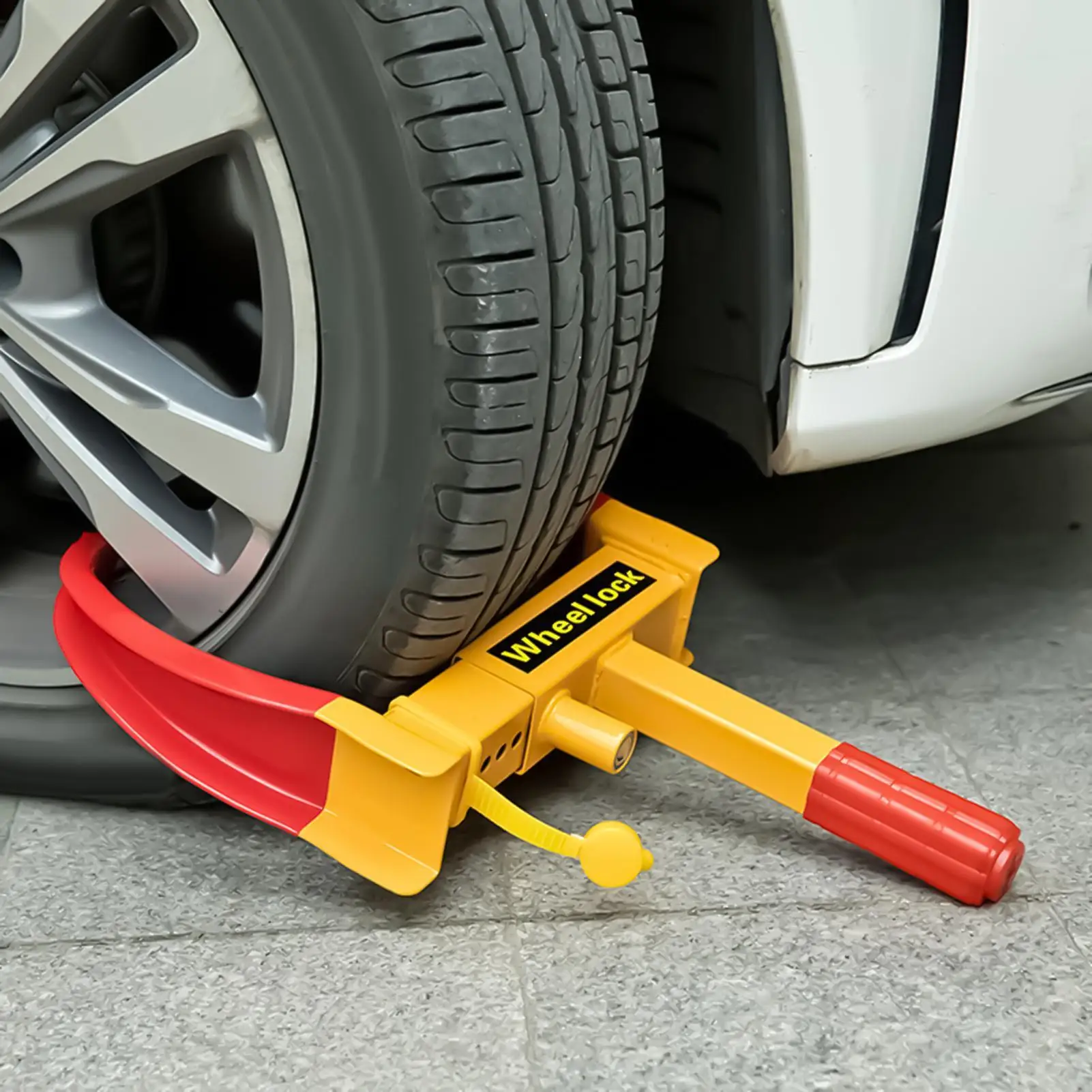 Tire Security Wheel Lock Heavy Duty tire anti-theft lock Automotive Protection Locking Device for Golf Carts Sedans SUVs