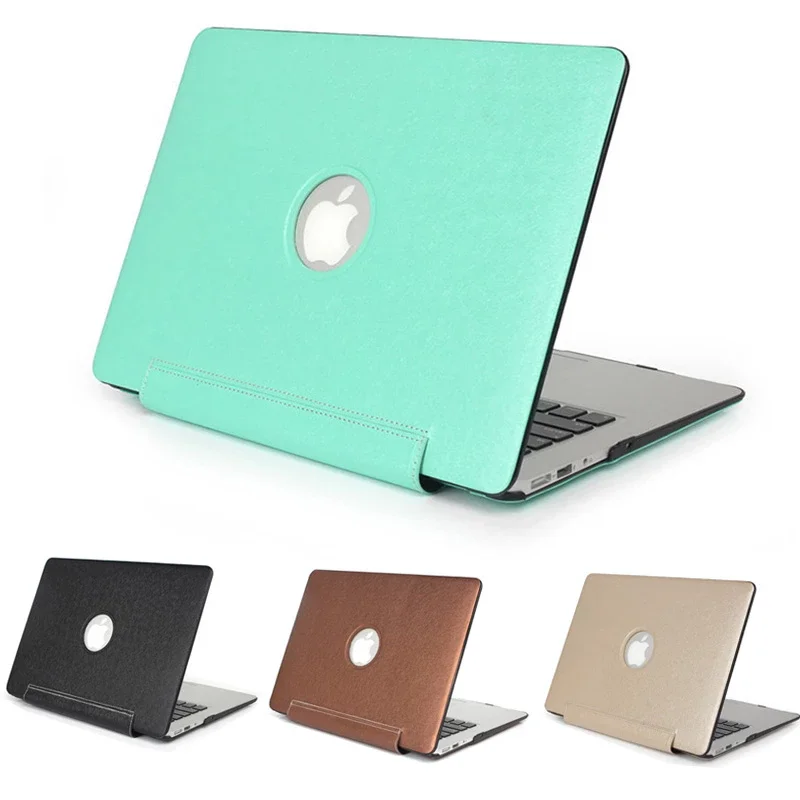 Leather Case for Mac Book Air 13 A2337 M1 Chip 2020 Pro Retina 11 12 15 16 Inch Laptop Protector Cover Sleeve for MacBook A2338