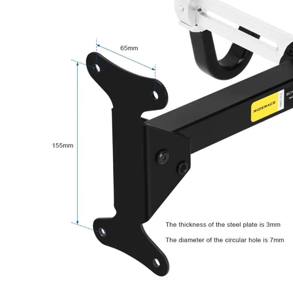 Soporte de pared giratorio ajustable para colgar bicicletas montaña - imagen 3