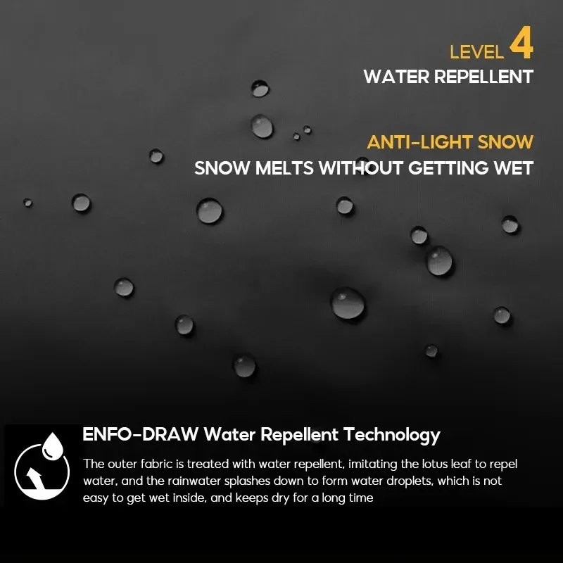 معطف دافئ كاجوال أنيق للسفر للرجال من الجمل، معطف رجالي مقاوم للرياح ومقاوم للماء لتسلق الجبال في الشتاء