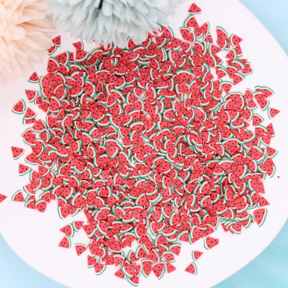 KSCRAFT Watermelon Clay Sequins Mixes for DIY Shaker Card Making Craft Color Collection