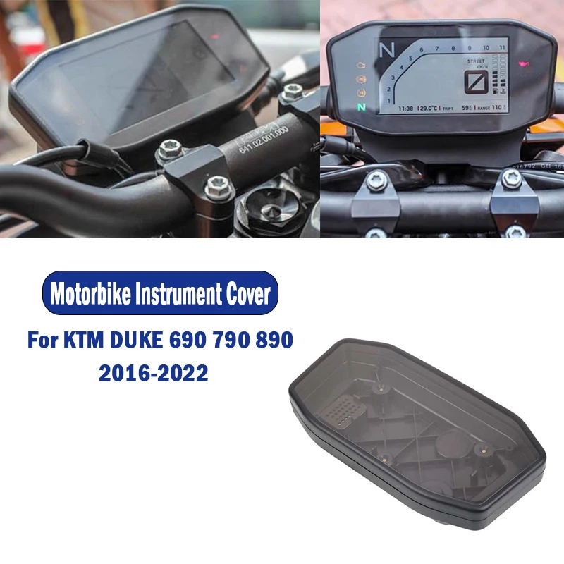 Motorcycle Dashboard Cover Instrument Speedometer Odometer Case For KTM Duke/R 690 760 890 2016-2022 Duke 2018-2022 Guages Shell