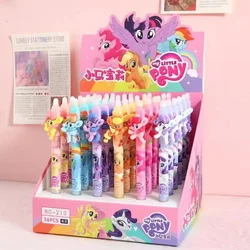 Cartoon Pony Polly 36Pcs Gel Pen 0.5mm Erasable Black  Kapibara Cute Children Writing Tools Student Stationery  Gel Pen  Gifts