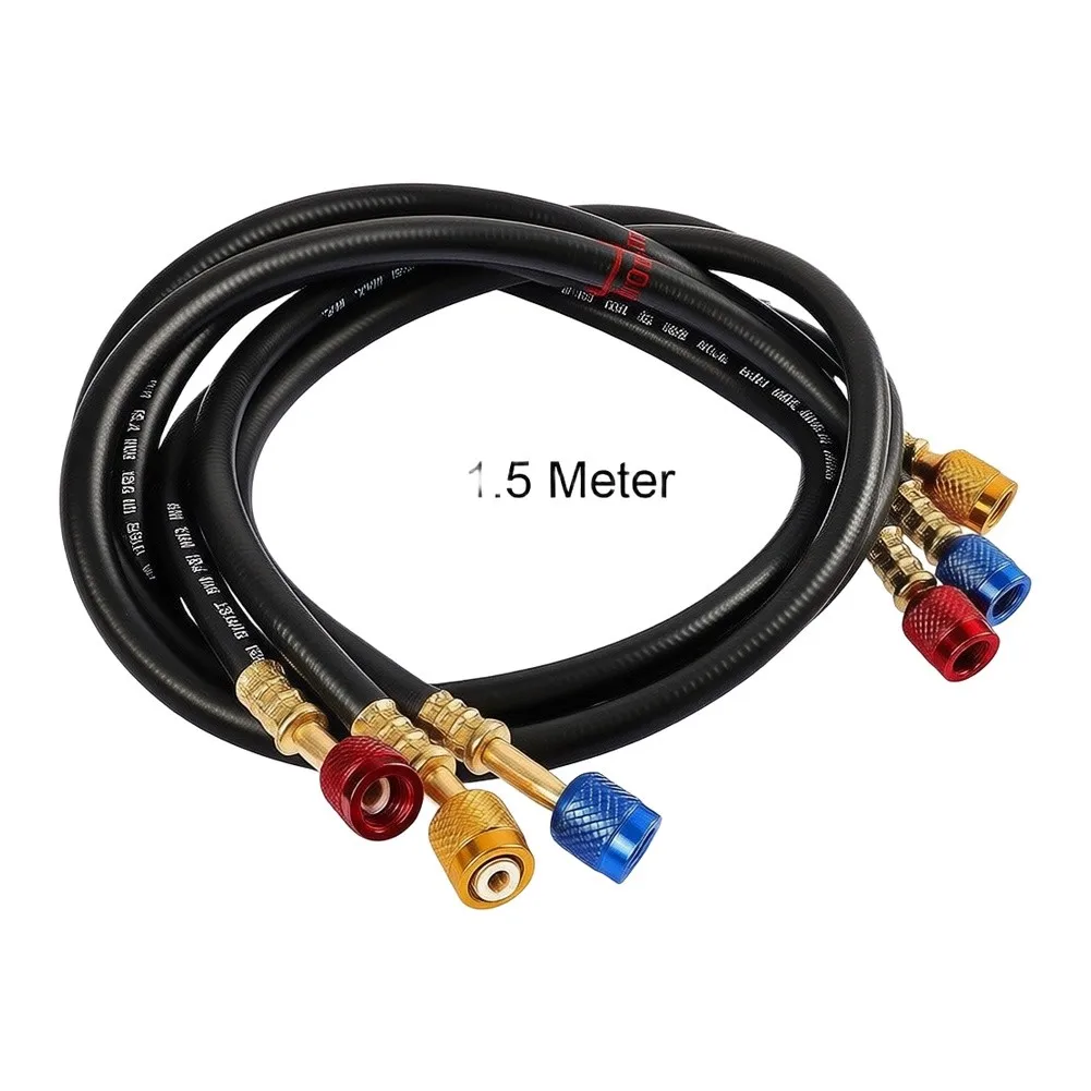 Cooling Agent Charging Hose with Fluorinated Tube for R22 R410A 1 Meter 1 5 Meter Length High Pressure 4000 PSI
