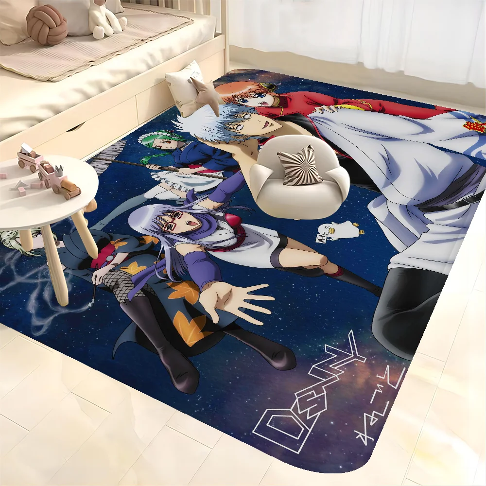 

Anime Gintama Hallway Carpet INS Style Soft Bedroom Floor House Laundry Room Mat Anti-skid Bedside Area Rugs