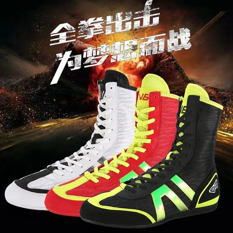 

Men's Boxing Training Wrestling Shoes Unisex Sports Casual Walking Professional Boxing Shoes Wrestling Shoes