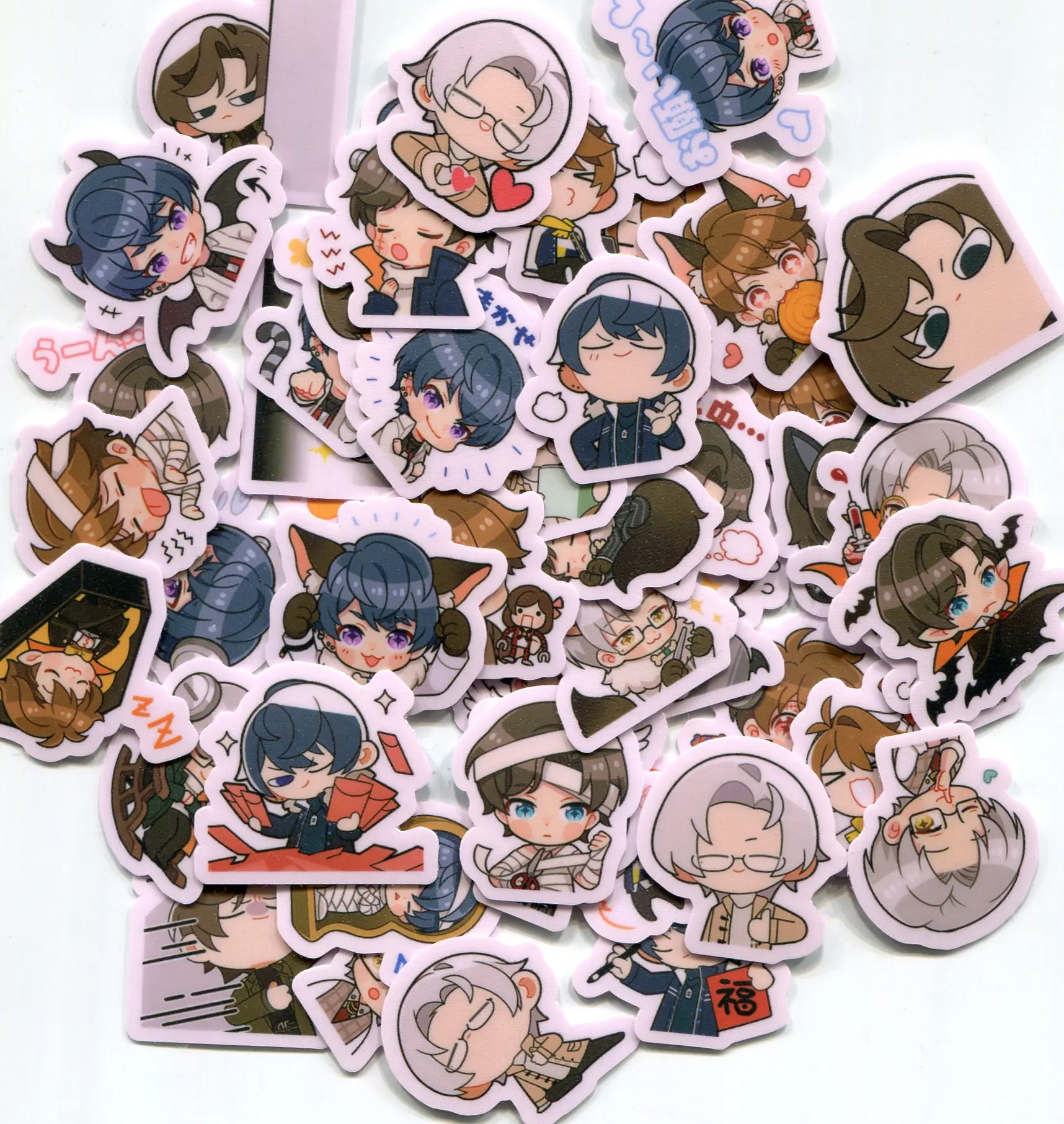 48pcs/pack 3cm Tears of Themis  Stickers Diary Decorative Material Phone Sticker  Z 1228