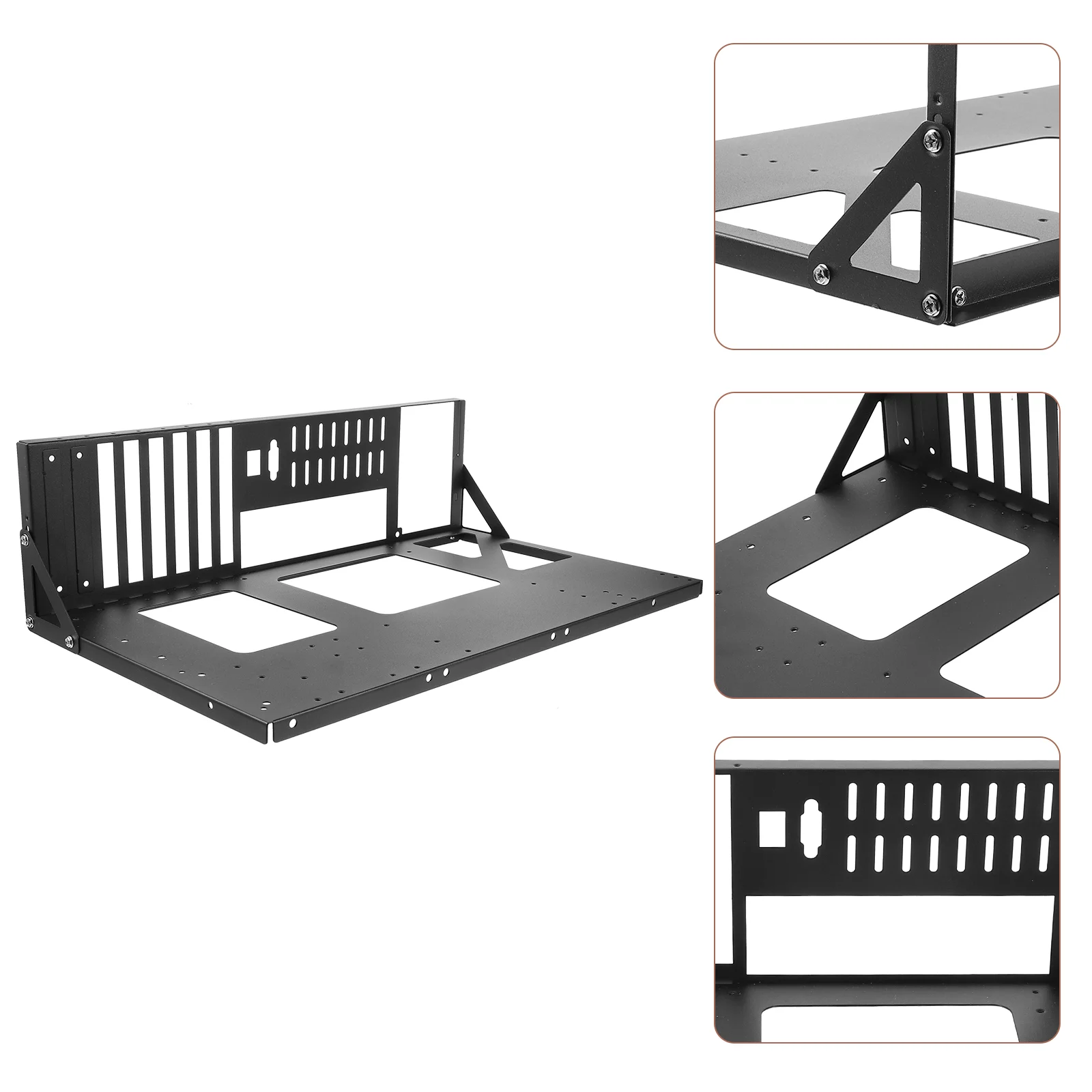  Motherboard Holder Shelf Steel Frame Computer Motherboards to Stack Metal Cold Rolled Plate