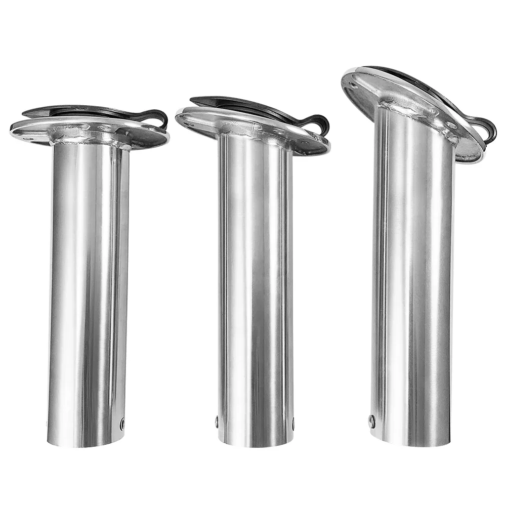 Fishing Rod Holder 15/ 30 /90 Degree Fishing Pole Stand Flush Mount 316 Stainless Steel for Boat Accessories Marine Yacht Kayak