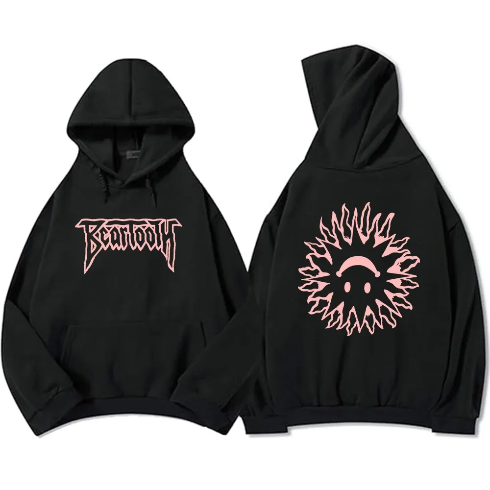 Pink Beartooth Rock Band Hoodies 2024 The Surface Album New Sweatshirt for Men Unisex Heavy Mental Fashion Sudaderas Hooded Male