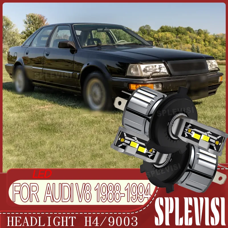 

Waterproof Design Easy to Install Weatherproof & Shockproof LED Headlight hi/low beam For Audi V8 1988 1989 1991 1992 1993 1994
