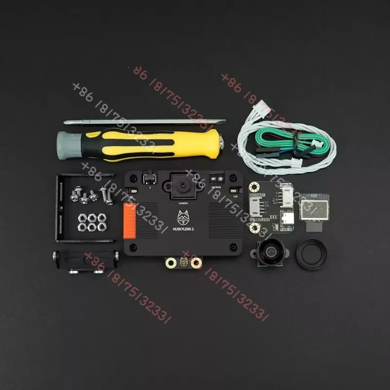 Chipboard Dfrobot Huskylens 2 Plus Kit Ai Vision Module,kendryte K230 Dual-core 1.6ghz Intelligent Sensor Kit Multiple Al