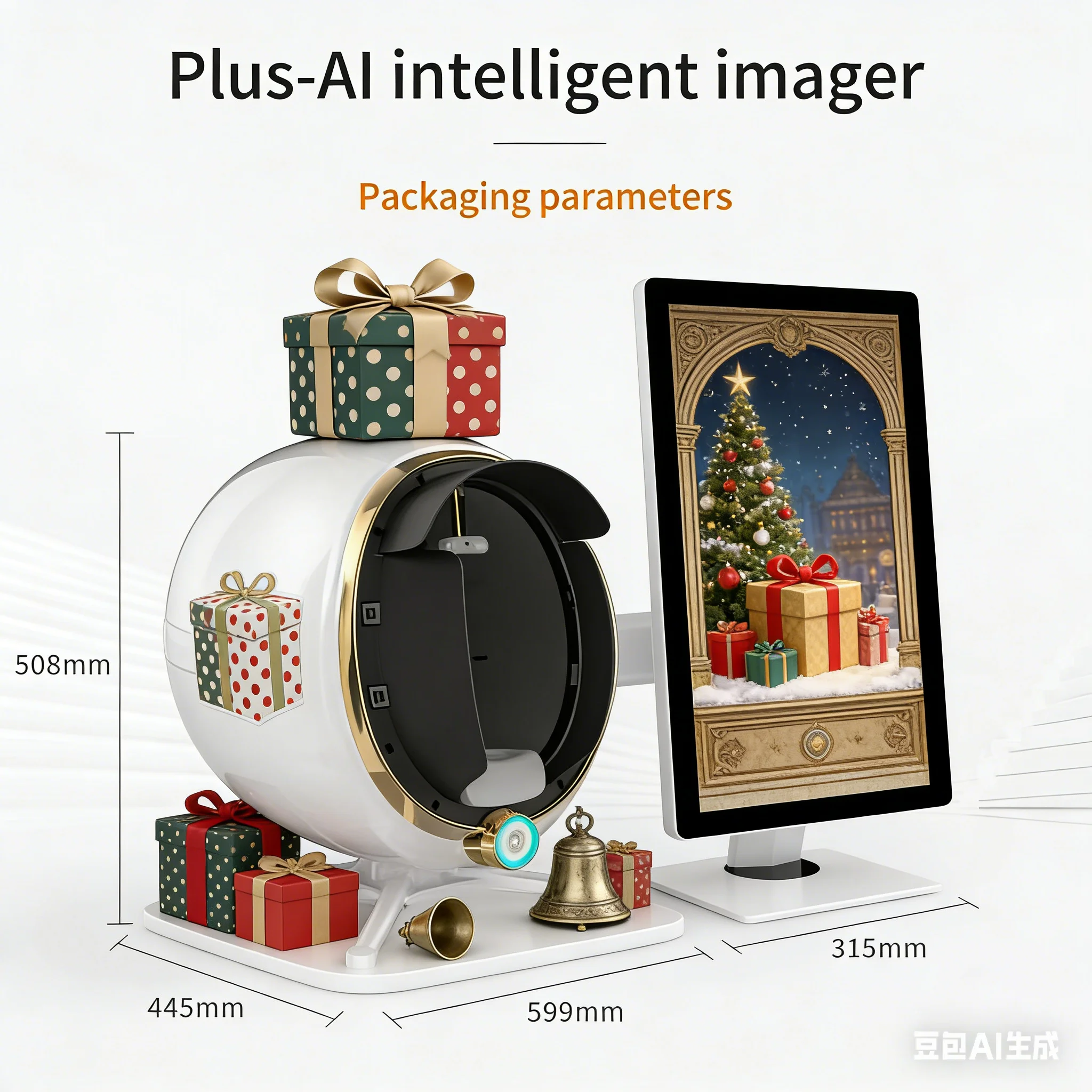 

3D Skin Scanner Care Facial Analyzer Monitor Machine Magic Mirror Testing Detector Face Camera Test Analysis Beauty Machine